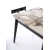 Aberto Design Trpezarijski sto Totem 80x75x80cm Beli mermer