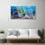 tulup.si Slika na steklu Aquarium fish pod vode 120x60 cm 2 obešalnika