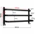 Gockowiak Obešalnik Athos 30 cm črne barve, loft