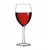 Altom Komplet 6 kozarcev za rdeče vino 330 ml
