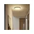 LED kupatilsko stropno svetlo 36 W, 230 V, IP44, 4000 K, prečnik 35 cm, crno