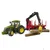 Traktor John Deere 7R 350 sa prikolicom i 4 trupca 031541