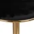 EH Barski stol Tresso Gold Black Velvet