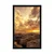 Plakat skale v morju - 20x30 black