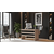 Hanah home Radni sto 140x73,8x60cm Hrast-Crni