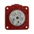 tp electric RAVNA CEE VTIČNICA 400V 16A 5P 75X75MM INDUSTRIJSKA