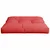 Jastuk za palete crveni 70 x 70 x 12 cm od tkanine