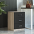 Hanah Home Kancelarijski set Hrast-Crni