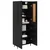 Highboard s ladicama 2 pcs Crni hrast 69,5 x 34 x 180 cm