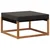 Set vanjskih sofa s jastukom 8 pcs Prirodna i crna