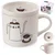 shumee Porcelanasta skodelica s pokrovom 420 ml