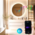 Stensko ogledalo LED 60cm ROUND BLUETOOTH