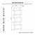 HANAH HOME Blok White Walnut
