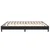 Vidaxl Box Spring postelja brez vzmetnico črna 200x210 cm Velvet