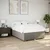 Vidaxl Posteljni okvir brez vzmetnice taupe 160x200 cm blago