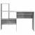 Stol Betonski sivi 131,5 x 50 x 106,5 cm Konstruirano drvo