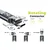 Mobile-origin CB15 USB-C adapter, vrtljiv, 240 W (MO-240WRA-CB15)
