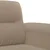 2-dijelni set sofa s jastucima smeđesivi od mikrovlakana