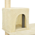 vidaXL Penjalica za mačke sa stupovima za grebanje krem 119 cm