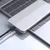 DUDAO Kabel USB-A – USB-C 5 A, 1 m – črn