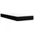 Vidaxl Box spring postelja z vzmetnico črna 80x200 cm blago