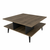 HANAH HOME Sto za dnevnu sobu Akya Walnut Black