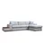 Atelier del Sofa Ugaona garnitura Loop 15 95x85x332cm Svetlosiva