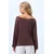 Trend Alacati Stili Ženska bluza Alc-X14393, Smeđa