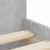 Vidaxl Posteljni okvir s predali betonsko siv 100x200 cm