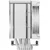 DeepCool AK700 Digital WH CPU hladilnik, 12 cm ventilator, bel