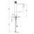 Baterija za lavabo L - hladna voda 254109BG