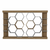 HANAH HOME Polica za knjige Sueno White Walnut