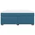 Vidaxl Box spring postelja z vzmetnico temno modra 180x200 cm žamet