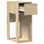 Tower stalak za računalo s ladicom boja hrasta 30x44x74 cm