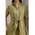 Lanena obleka Lauren Ralph Lauren