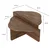 Hanah Home Klub sto Altopiano 90x40x45cm Orah