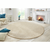 Kremno bela okrogla preproga o 200 cm Wolly – BT Carpet