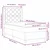vidaXL vidaXL Box Spring postelja z vzmetnico temno rjava 90x190 cm tkanina, (22050503)