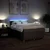 vidaXL Box spring postelja z vzmetnico taupe 140x190 cm blago