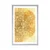 Plakat s paspartujem zlata etno Mandala - 40x60 black