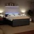 Vidaxl Box spring postelja z vzmetnico temno siva 180x200 cm žamet
