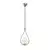 Opviq Luster Mudoni-Mr-937-1, 15cm, IP20, Belo-zlatne boje