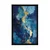 Plakat modri marmor - 40x60 silver