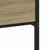Vidaxl Kovinski posteljni okvir brez vzmetnice sonoma hrast 180x200 cm
