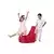 Atelier del Sofa Lazy bag Crveni