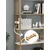 Hanah Home Polica za knjige, 80x174x30cm, Krem