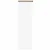 Vidaxl Garderobna omara BODO bela rjava 99x53,5x173 cm trdna borovina