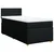 Vidaxl Box spring postelja z vzmetnico črna 90x200 cm blago