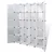 Vidaxl Modularna omara s 14 predelki bela 37x146x180,5 cm