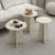 Hanah Home set od 3 umetnutih stočića Mantar 18701, 40,35,30 cm, travertin